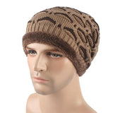 2016 New Personality Knitted Eyelid Winter Hats For Men Thick Warm Cap With Fleece Bonnet Homme Gorras Hombre Tuque